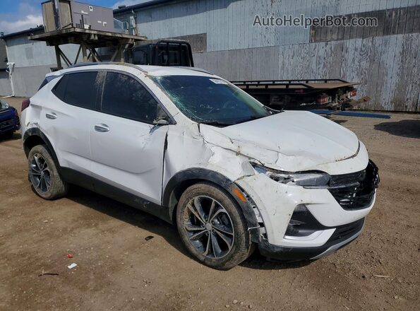KL4MMDSL0NB019996 2022 BUICK ENCORE Белый Передняя правая четверть
