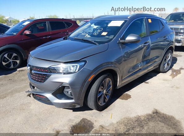 KL4MMDSL0NB073203 2022 BUICK ENCORE Серый Передняя левая четверть