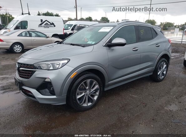 KL4MMDSL0PB160134 2023 BUICK ENCORE Gray წინა მარცხენა ხედი სამი მეოთხედიდან
