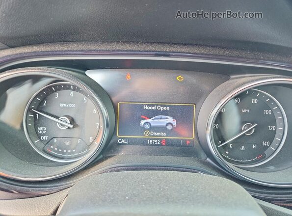 KL4MMDSL2LB103122 2020 BUICK ENCORE Red ხელსაწყოთა პანელის ხედი