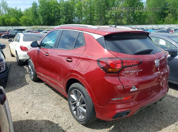 KL4MMDSL2LB103122 2020 BUICK ENCORE Red უკანა მარცხენა