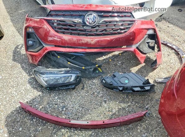 KL4MMDSL2LB103122 2020 BUICK ENCORE Red VIN კოდის სტიკერის ხედი