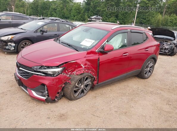KL4MMDSL2LB109681 2020 BUICK ENCORE Red წინა მარცხენა ხედი სამი მეოთხედიდან