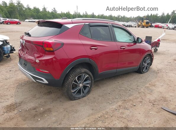 KL4MMDSL2LB109681 2020 BUICK ENCORE Red უკანა მარჯვენა