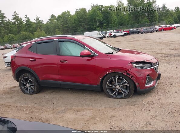 KL4MMDSL2LB109681 2020 BUICK ENCORE Red უკანა სალონის ხედი