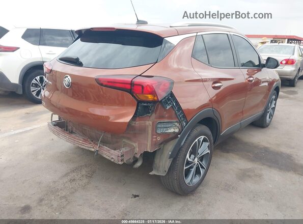 KL4MMDSL3LB093782 2020 BUICK ENCORE Оранжевый Задняя правая четверть