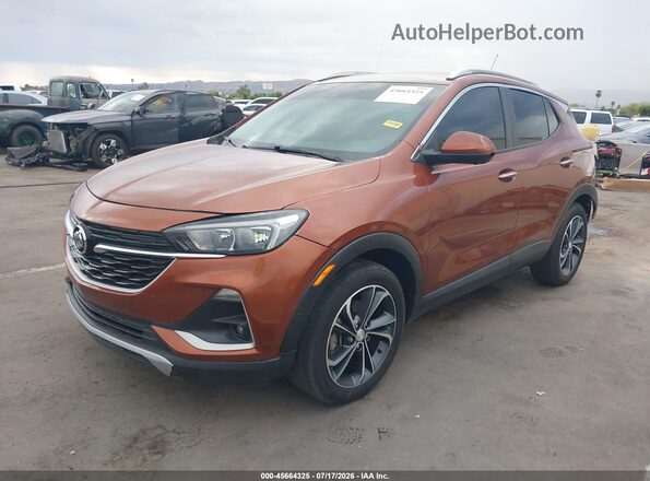 KL4MMDSL3LB093782 2020 BUICK ENCORE Оранжевый Передняя левая четверть