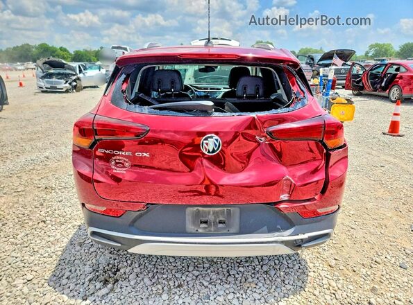 KL4MMDSL4MB078130 2021 BUICK ENCORE Red Вид ззаду