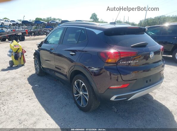 KL4MMDSL4MB142375 2021 BUICK ENCORE Burgundy Rear left