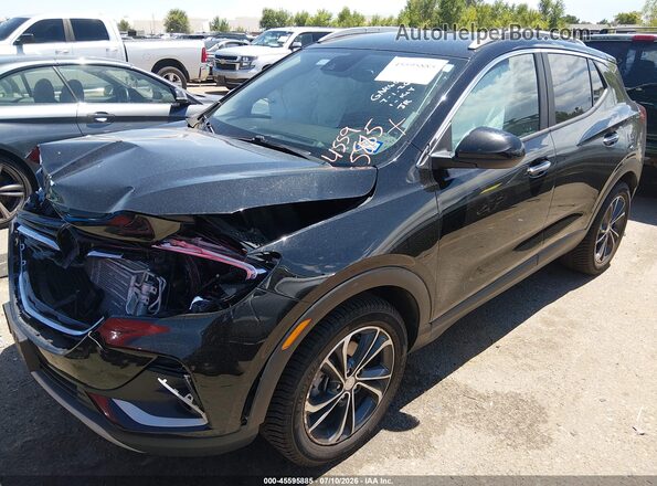 KL4MMDSL6LB107142 2020 BUICK ENCORE Black Առջևի ձախ երեք քառորդ տեսարան
