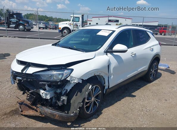 KL4MMDSL6LB116259 2020 BUICK ENCORE White წინა მარცხენა ხედი სამი მეოთხედიდან