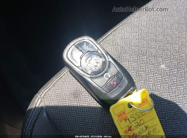 KL4MMDSL6LB116259 2020 BUICK ENCORE White წინა პანელის ხედი