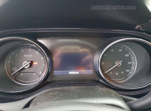 KL4MMDSL6MB079523 2021 BUICK ENCORE Black ხელსაწყოთა პანელის ხედი