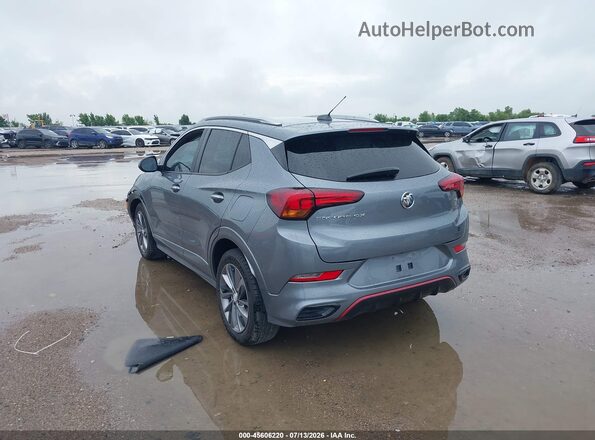 KL4MMDSL6MB109121 2021 BUICK ENCORE Silver Trasero izquierdo