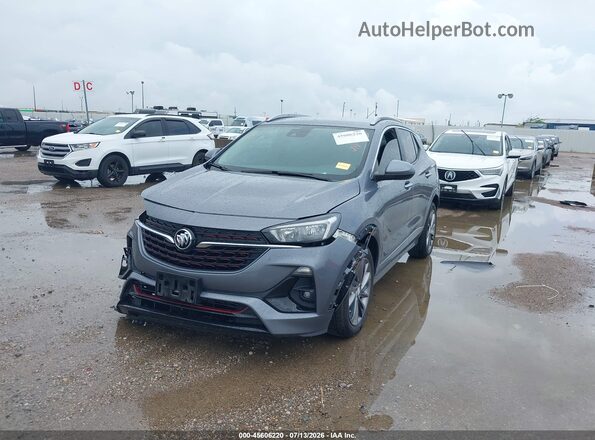 KL4MMDSL6MB109121 2021 BUICK ENCORE Silver Vista tres cuartos delantera izquierda
