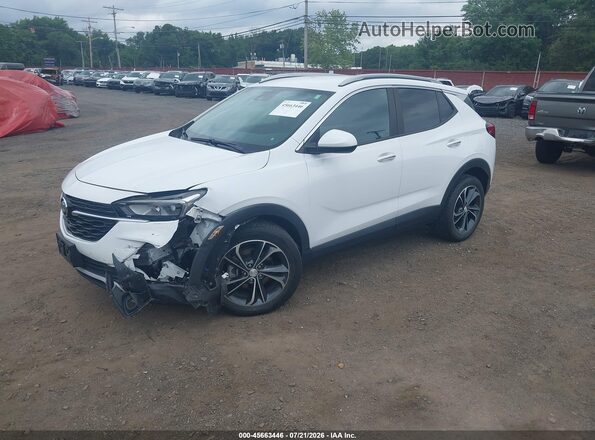 KL4MMDSL7LB120157 2020 BUICK ENCORE White წინა მარცხენა ხედი სამი მეოთხედიდან