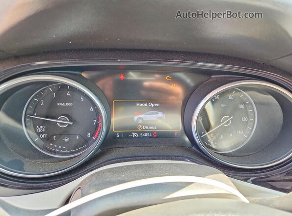 KL4MMDSL9MB157695 2021 BUICK ENCORE White Instrument cluster view