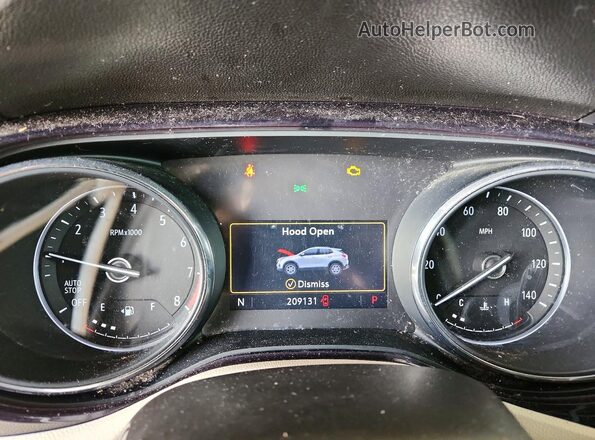 KL4MMDSLXMB160279 2021 BUICK ENCORE Black Instrument cluster view