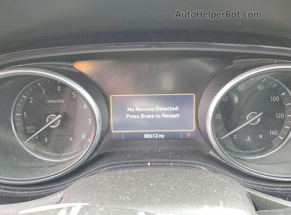 KL4MMESL0LB120149 2020 BUICK ENCORE White Instrument cluster view