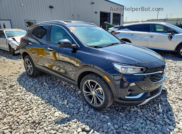 KL4MMESL0MB075201 2021 BUICK ENCORE Blue Delantero derecho