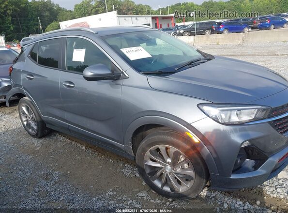KL4MMESL1NB114413 2022 BUICK ENCORE Gray Вид щитка приладів