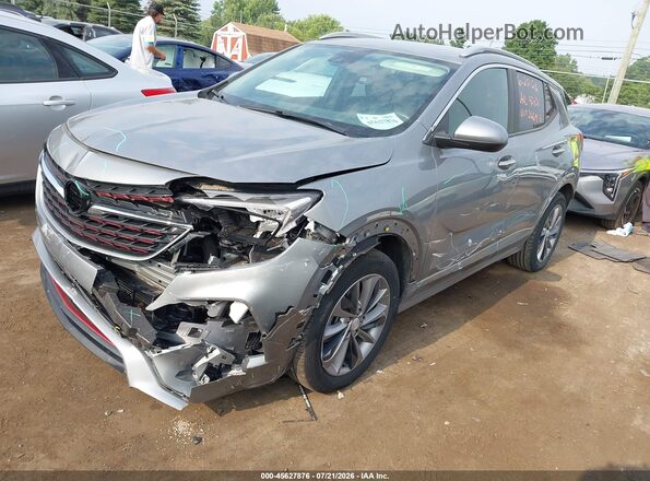 KL4MMESL2PB152669 2023 BUICK ENCORE Gray Առջևի ձախ երեք քառորդ տեսարան