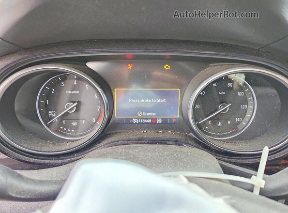 KL4MMESL3MB149534 2021 BUICK ENCORE Purple Vista del cuadro de instrumentos