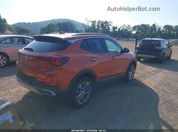 KL4MMESL3NB011588 2022 BUICK ENCORE Orange უკანა მარჯვენა