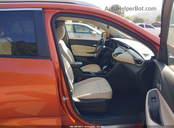 KL4MMESL3NB011588 2022 BUICK ENCORE Orange წინა სალონის ხედი