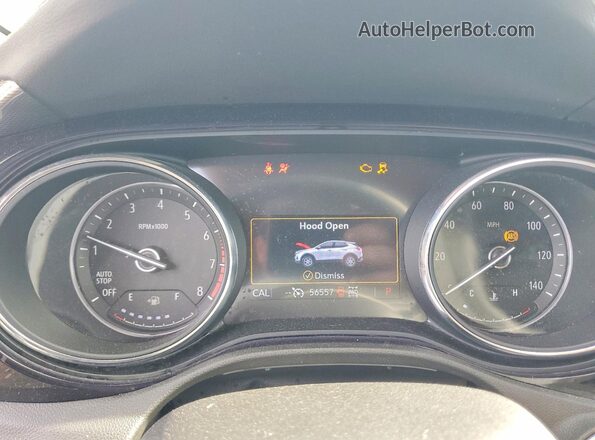 KL4MMESL4PB010050 2023 BUICK ENCORE White Вид щитка приладів