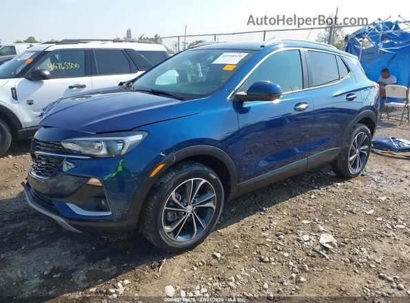 KL4MMESL7MB053678 2021 BUICK ENCORE Dark Blue Front left