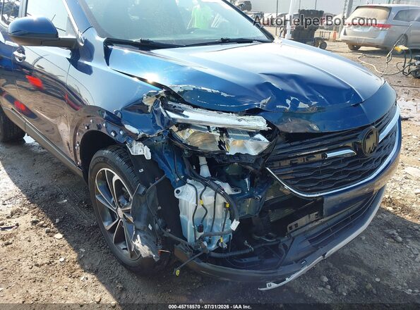 KL4MMESL7MB053678 2021 BUICK ENCORE Dark Blue Front view