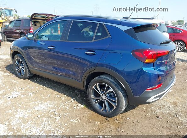 KL4MMESL7MB053678 2021 BUICK ENCORE Dark Blue Rear left