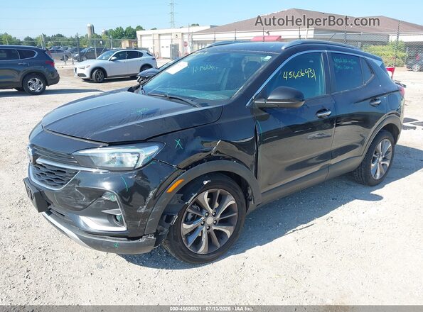 KL4MMESL7NB079411 2022 BUICK ENCORE Black Vista tres cuartos delantera izquierda