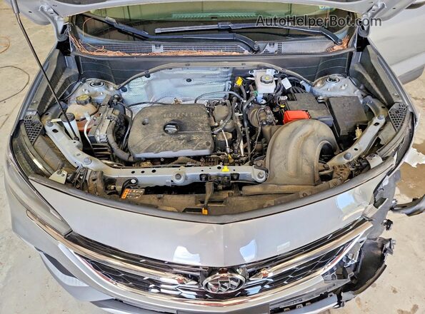 KL4MMESL7PB117917 2023 BUICK ENCORE Silver Widok komory silnika