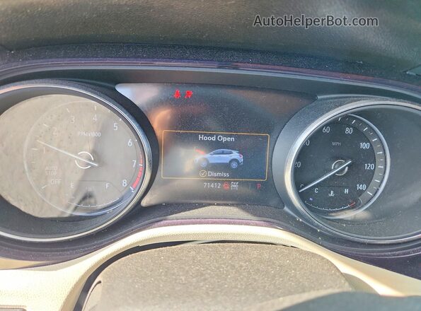 KL4MMESL8MB044617 2021 BUICK ENCORE White ხელსაწყოთა პანელის ხედი