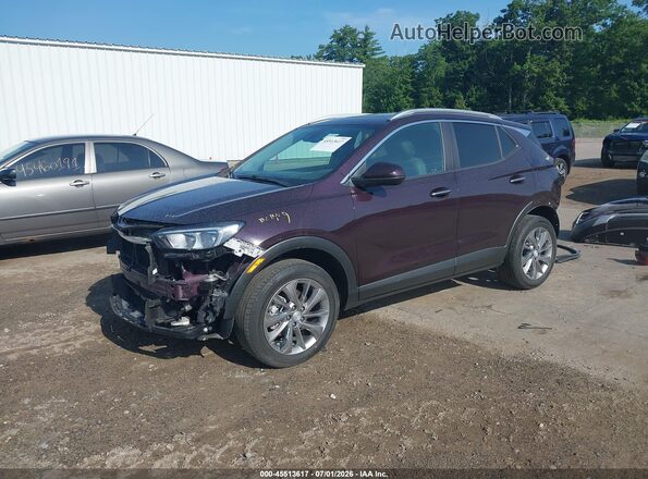 KL4MMESL9LB121557 2020 BUICK ENCORE Purple წინა მარცხენა ხედი სამი მეოთხედიდან