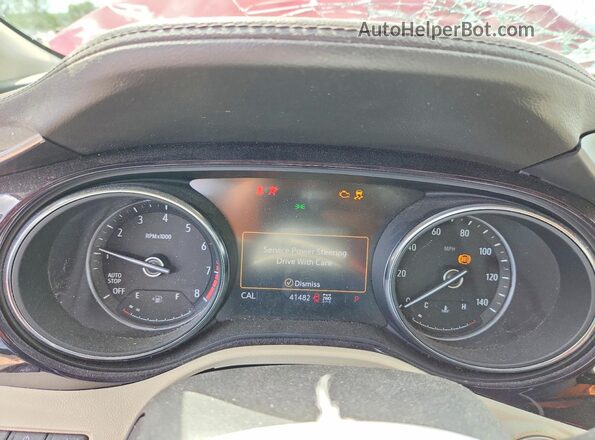 KL4MMESLXLB105903 2020 BUICK ENCORE Red Widok zestawu wskaźników