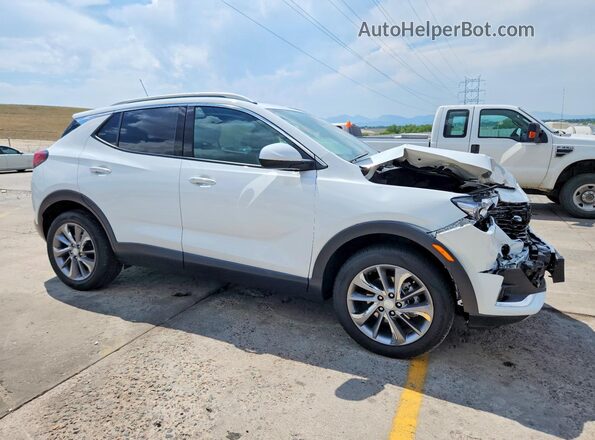 KL4MMFSL1NB063839 2022 BUICK ENCORE White Delantero derecho