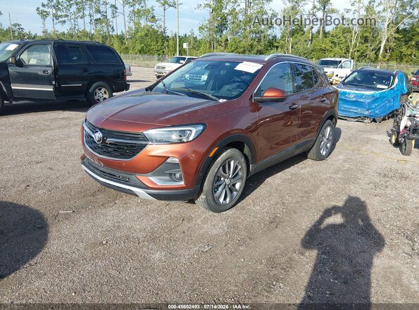 KL4MMFSL3MB076378 2021 BUICK ENCORE Orange Front left
