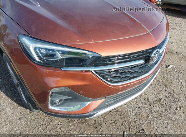 KL4MMFSL3MB076378 2021 BUICK ENCORE Orange Front view