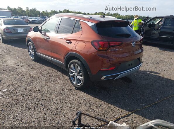 KL4MMFSL3MB076378 2021 BUICK ENCORE Orange Rear left