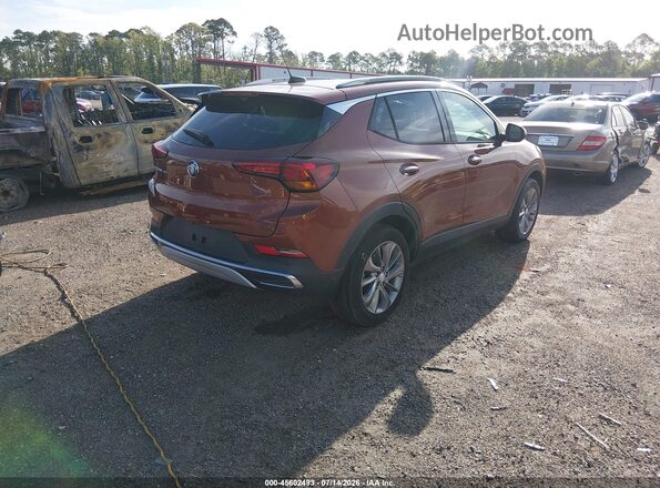 KL4MMFSL3MB076378 2021 BUICK ENCORE Orange Rear right