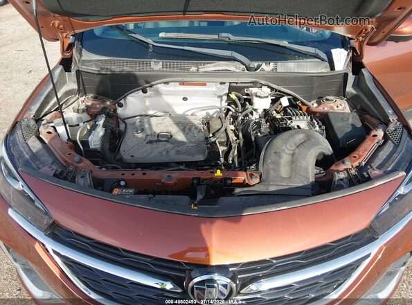 KL4MMFSL3MB076378 2021 BUICK ENCORE Orange Rear view