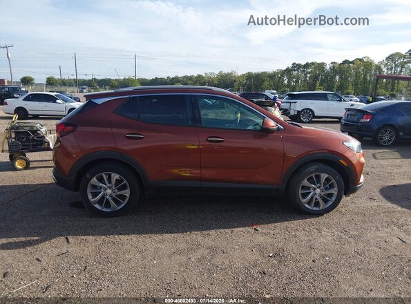 KL4MMFSL3MB076378 2021 BUICK ENCORE Orange Rear interior view