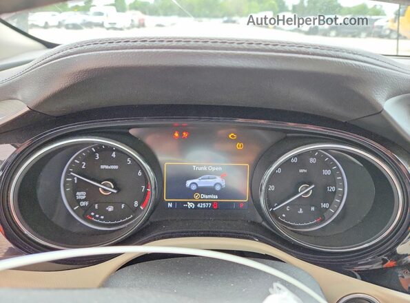 KL4MMFSL4MB126074 2021 BUICK ENCORE Orange ხელსაწყოთა პანელის ხედი