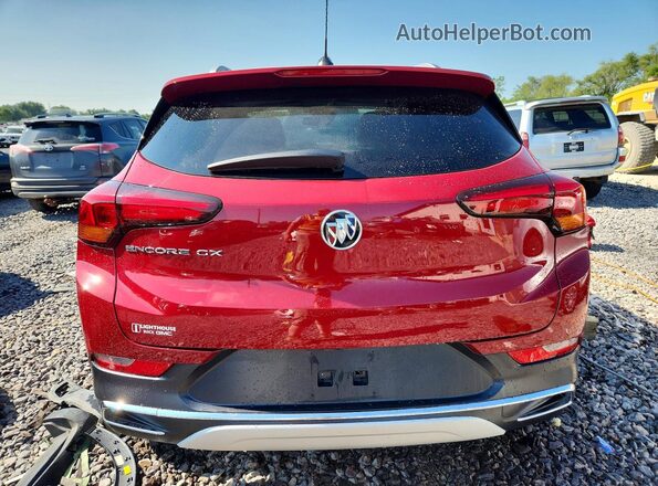 KL4MMFSL8LB113441 2020 BUICK ENCORE Red უკანა ხედი