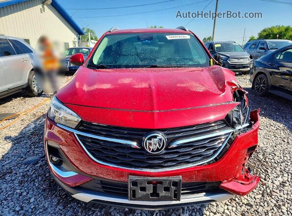 KL4MMFSL8LB113441 2020 BUICK ENCORE Red წინა ხედი
