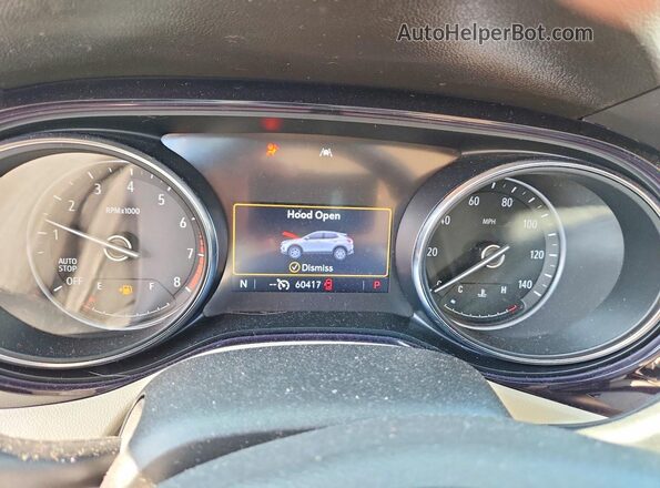 KL4MMFSL8LB113441 2020 BUICK ENCORE Red ხელსაწყოთა პანელის ხედი