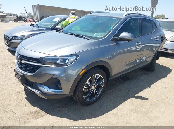 KL4MMFSL8LB123242 2020 BUICK ENCORE Gray Передня ліва чверть
